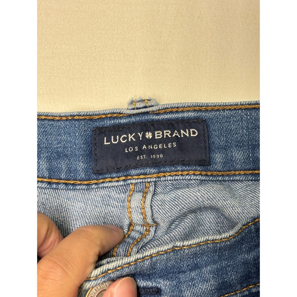 Lucky Brand 329 Classic Straight Mens Blue Denim Jeans 34x32 Medium Wash Stretch - Picture 3 of 16